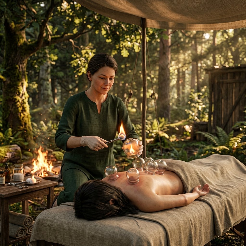 Fire Cupping Therapy